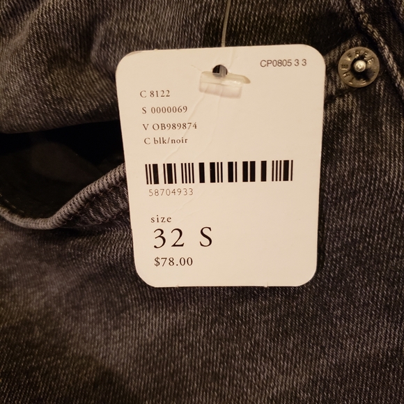 Free People jeans size 32 short. Black. Wide leg. - Picture 5 of 8